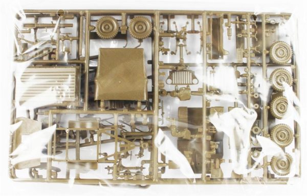 1/35 Willys MB Jeep ve Römork Maketi, Italeri 0314 - Görsel 2