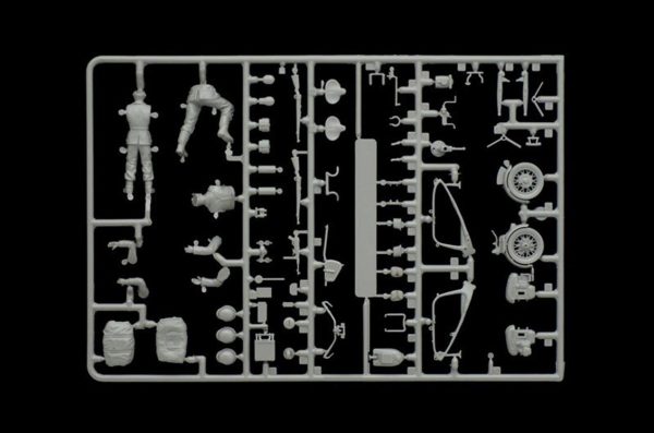 1/35 Zündapp KS750 Sepetli Askeri Motorsiklet ve Figür Maketi, Italeri 0317 - Görsel 3