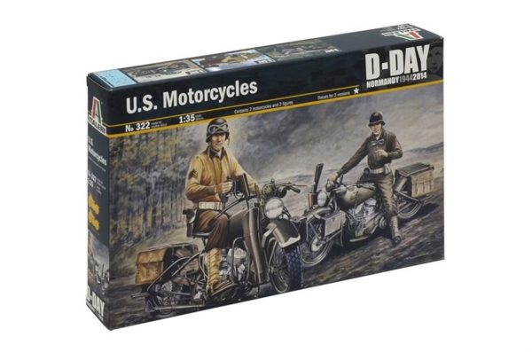 1/35 U.S. Motorsikletler WW2 Maketi, Italeri 0322