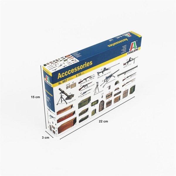 1/35 Silahlar ve Mühimmatlar Maketi, Italeri 0407S - Görsel 3