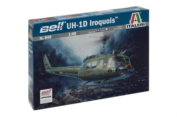 1/48 UH-1D (Slick) Askeri Helikopter Maketi, Italeri 0849