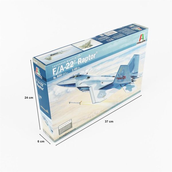 1/48 F-22 Raptor Savaş Uçağı Maketi, Italeri 0850 - Görsel 5