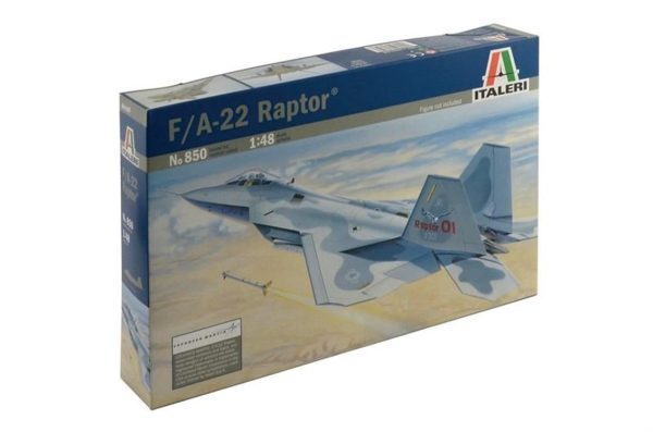 1/48 F-22 Raptor Savaş Uçağı Maketi, Italeri 0850