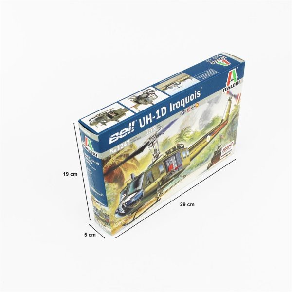 1/72 UH-1D Iroquois Helikopter Maketi, Italeri 1247 - Görsel 3