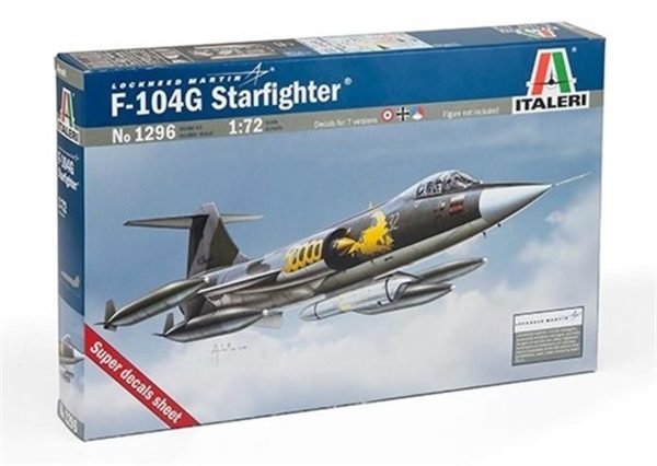 1/72 F-104G Starfighter Savaş Uçağı Maketi, Italeri 1296