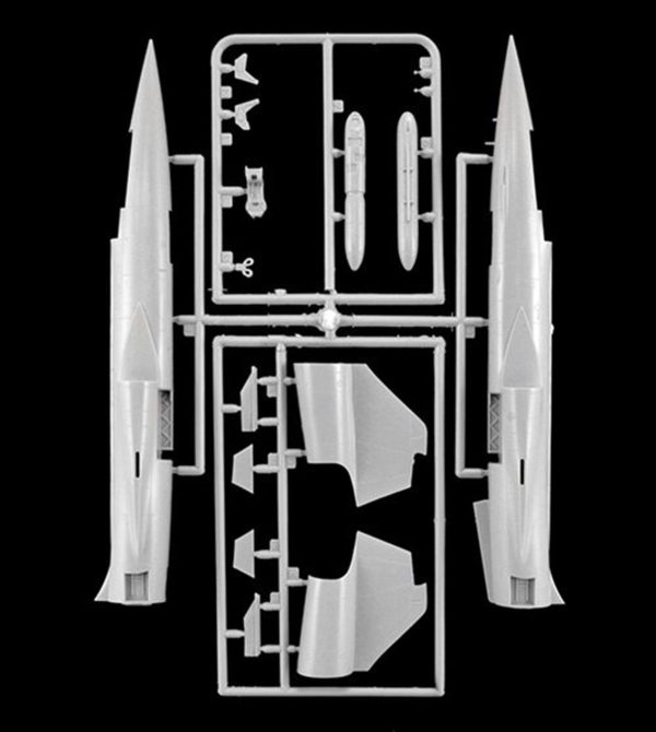 1/72 F-104G Starfighter Savaş Uçağı Maketi, Italeri 1296 - Görsel 3