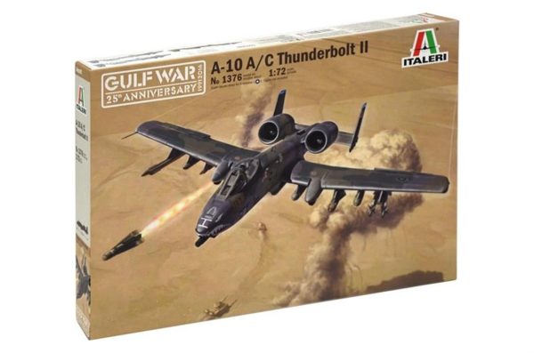 1/72 A-10 A/C Thunderbolt II ( Gulf War ) Savaş Uçağı Maketi, Italeri 1376