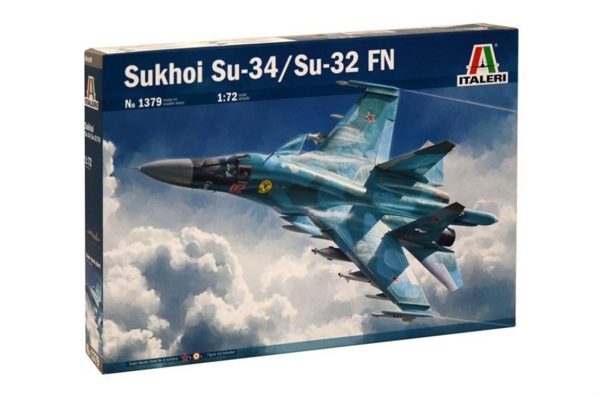 1/72 Sukhoi Su-34/Su-32 FN Savaş Uçağı Maketi, Italeri 1379