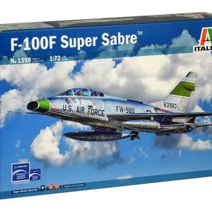 1/72 F-100F Super Sabre Savaş Uçağı Maketi, Italeri 1398