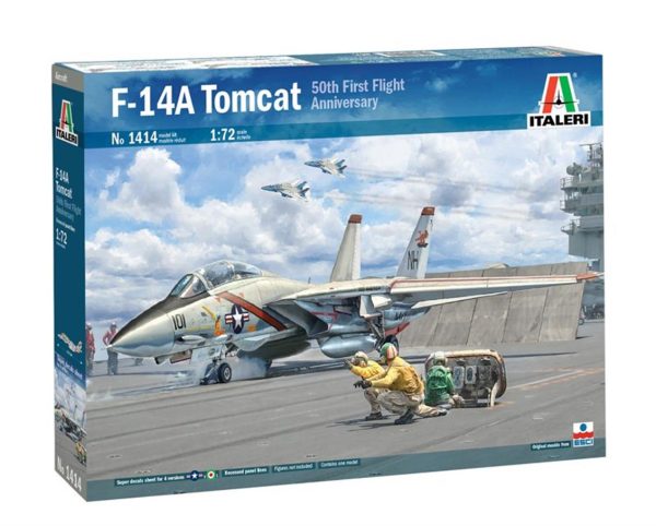 1/72 F-14A Tomcat 50th Anniversary Savaş Uçağı Maketi, Italeri 1414