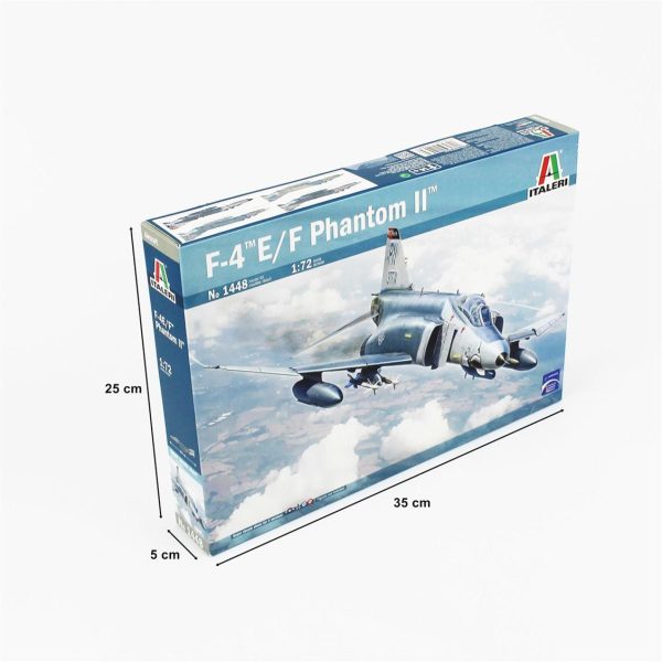 1/72 F-4E/F Phantom Savaş Uçağı Maketi, Italeri 1448 - Görsel 3