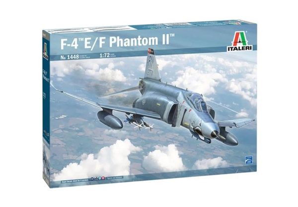 1/72 F-4E/F Phantom Savaş Uçağı Maketi, Italeri 1448
