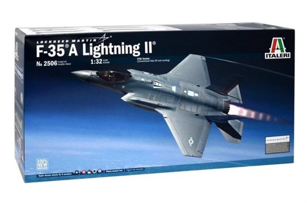 1/32 Lockheed F-35A Lightning II Savaş Uçağı Maketi, Italeri 2506