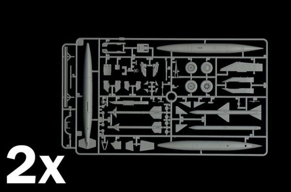 1/32 TF-104G Starfighter Savaş Uçağı Maketi, Italeri 2509 - Görsel 6
