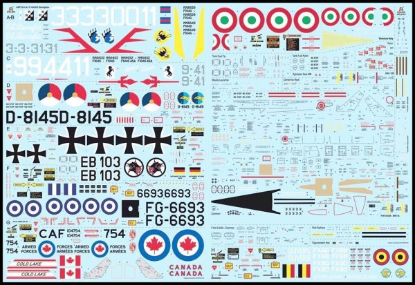 1/32 F-104 G/S (RF Upgrade) Savaş Uçağı Maketi, Italeri 2514 - Görsel 8