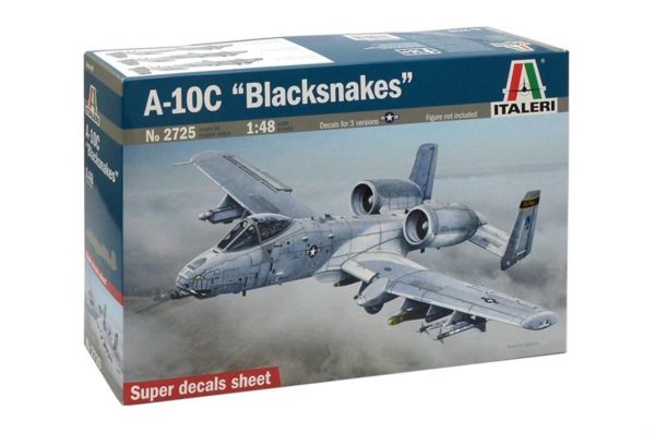 1/48 A-10C ( Blacksnakes ) Savaş Uçağı Maketi, Italeri 2725