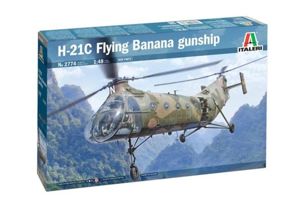1/48 H-21C (Flying Banana) Askeri Helikopter Maketi, Italeri 2774