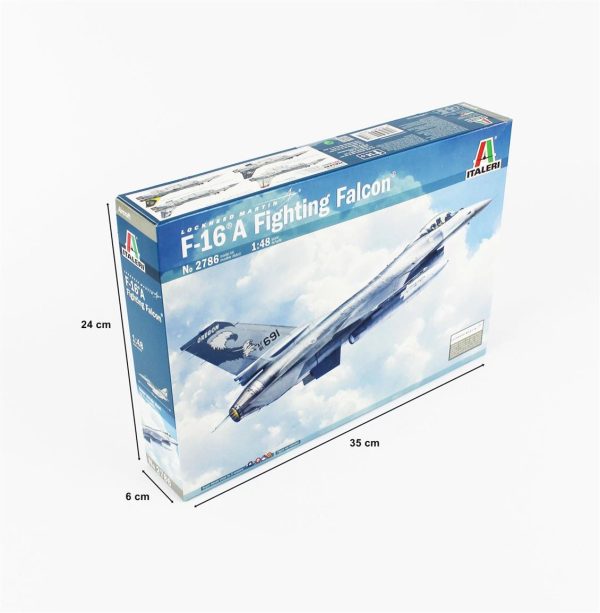1/48 F-16A Fighting Falcon Savaş Uçağı Maketi, Italeri 2786 - Görsel 3