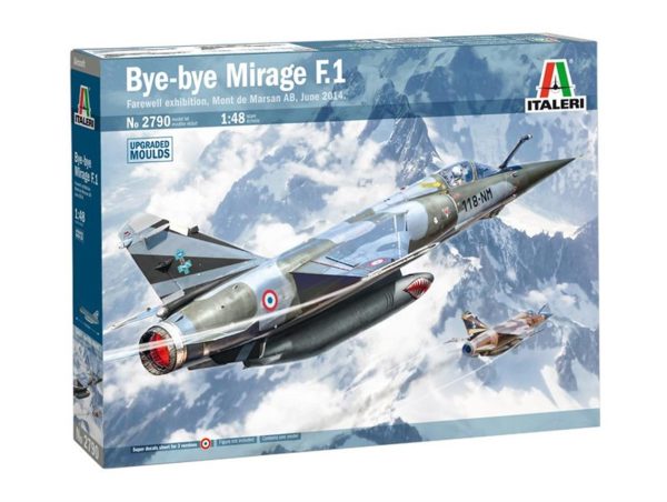 1/48 (Bye Bye) Mirage F1 Savaş Uçağı Maketi, Italeri 2790