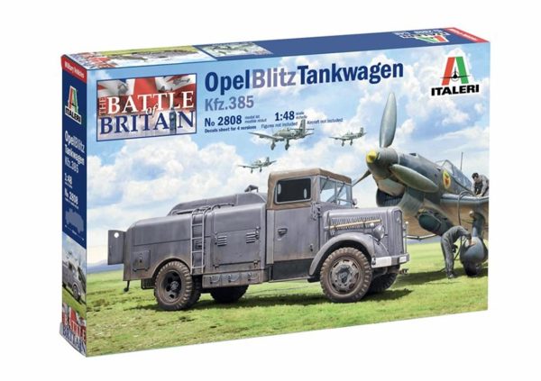 1/48 Opel Blitz Tankwagen Kfz. 385 Askeri Tanker Maketi, Italeri 2808