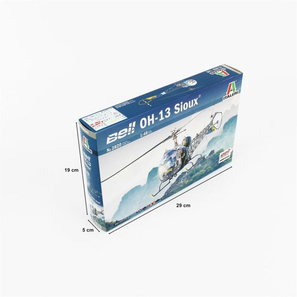 1/48 OH-13 Sioux ( Kore Savaşı ) Helikopter Maketi, Italeri 2820 - Görsel 3