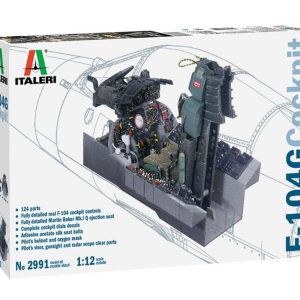 1/12 F-104G Kokpit Maketi, Italeri 2991