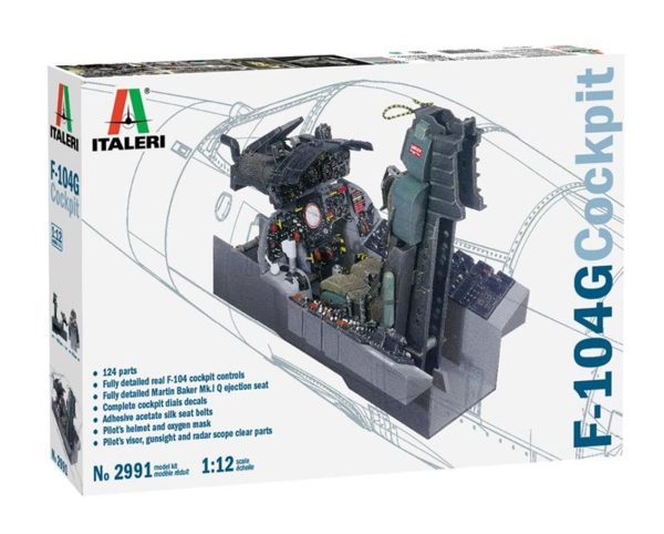 1/12 F-104G Kokpit Maketi, Italeri 2991