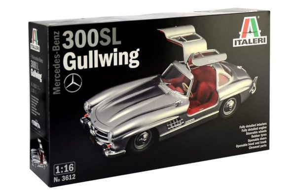 1/16 Mercedes-Benz 300 SL Martı Kanat Araba Maketi, Italeri 3612