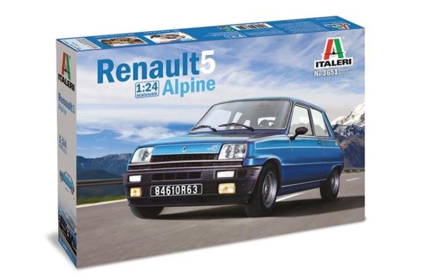 1/24 Renault 5 Alpine Rally Arabası Maketi, Italeri 3651