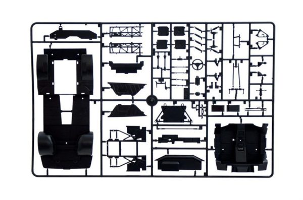 1/24 Lamborghini Countach 25.Yıldönümü Araba Maketi, Italeri 3684 - Görsel 3