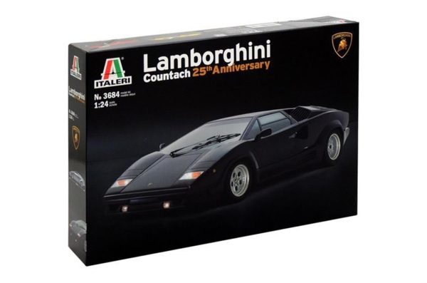 1/24 Lamborghini Countach 25.Yıldönümü Araba Maketi, Italeri 3684