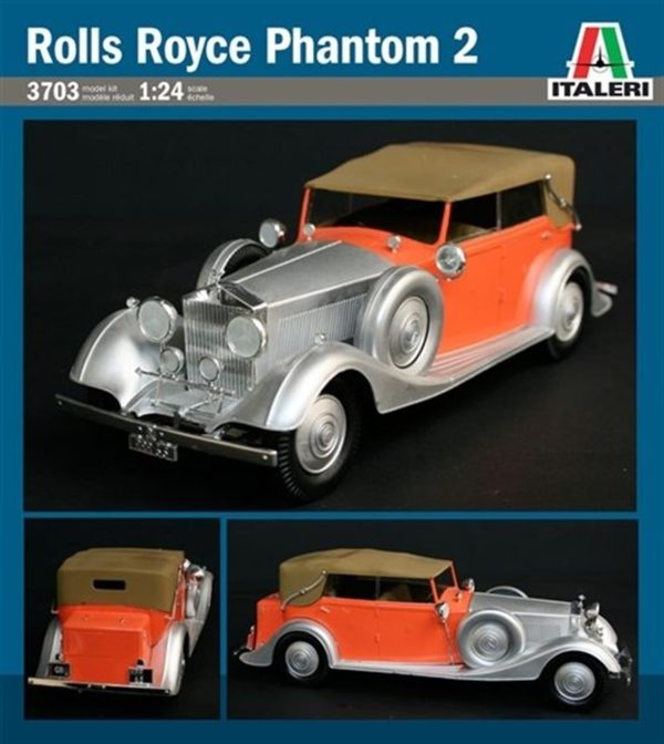 1/24 Rolls Royce Phantom II Klasik Araba Maketi, Italeri 3703