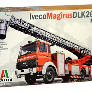 1/24 Iveco Magirus DLK 26-12 Merdivenli İtfaiye Aracı Maketi, Italeri 3784