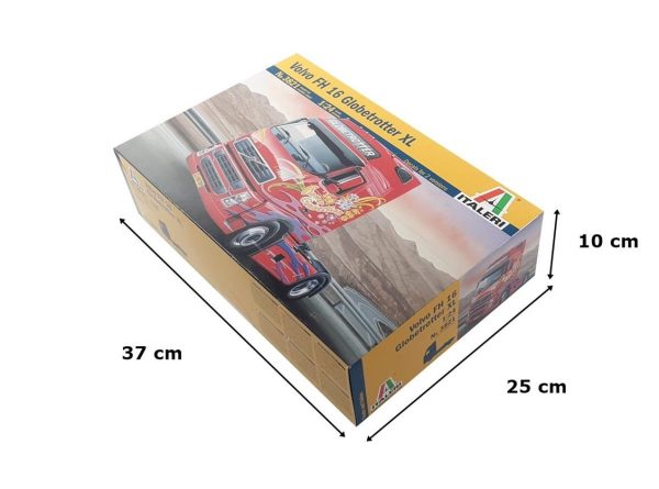 1/24 Volvo FH 16 Globetrotter XL Çekici Maketi, Italeri 3821 - Görsel 5