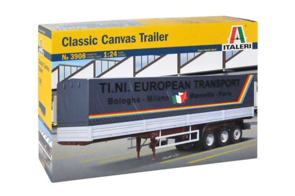 1/24 Canvas 40ft (Classic) Tır Dorsesi Maketi, Italeri 3908