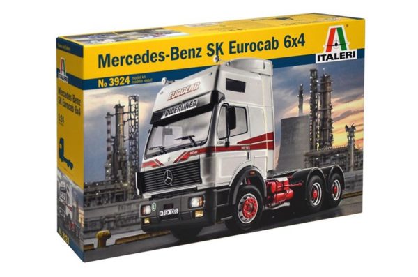 1/24 Mercedes-Benz SK Eurocab 6x4 Çekici Maketi, Italeri 3924