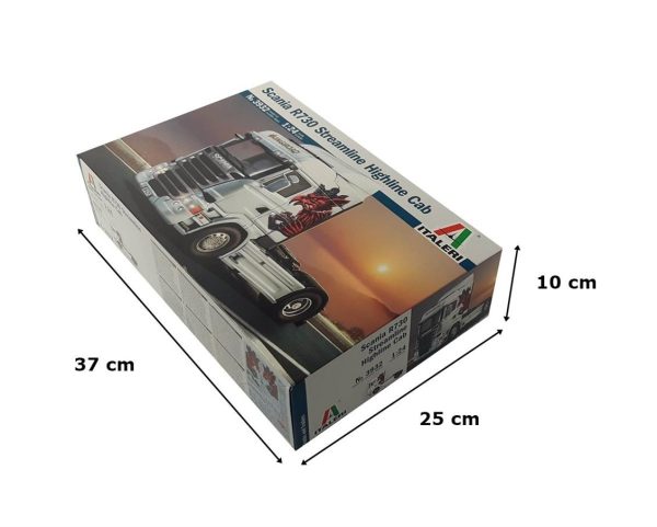 1/24 Scania R730 Streamline Highline Cab Çekici Maketi, Italeri 3932 - Görsel 5