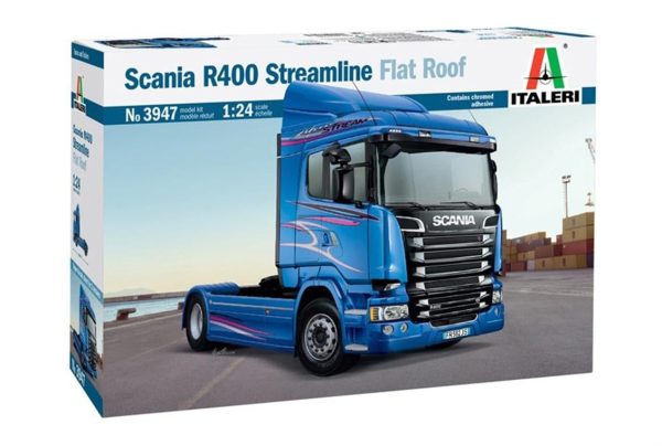 1/24 Scania R400 Streamline (Flat Roof) Çekici Maketi, Italeri 3947