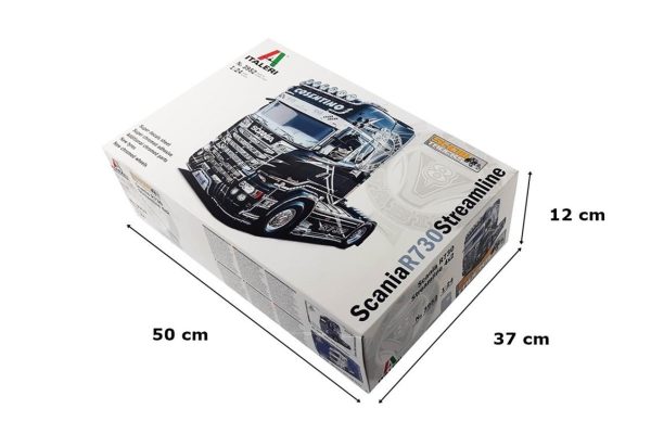 1/24 Scania R730 Streamline 4x2 Çekici Maketi, Italeri 3952 - Görsel 5