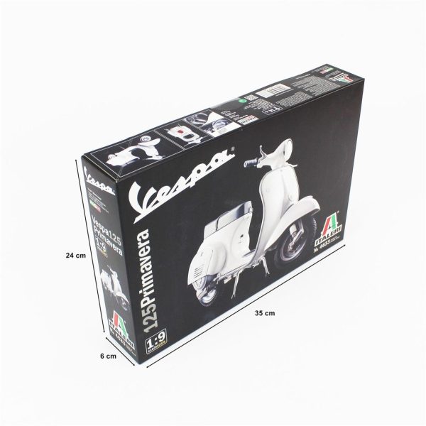 1/9 Vespa 125 Primavera Motorsiklet Maketi, Italeri 4633 - Görsel 3