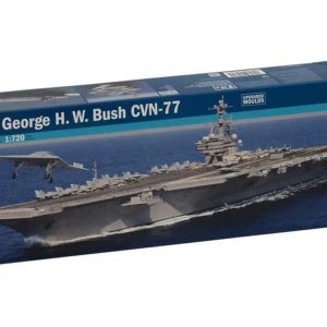 1/720 U.S.S. George H.W. Bush CVN 77 Uçak Gemisi Maketi, Italeri 5534