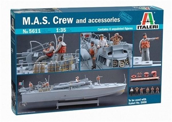 1/35 M.A.S. Mürettebat ve Aksesuar Figür Maketi, Italeri 5611