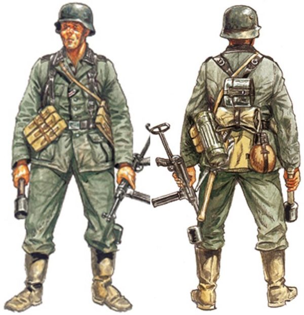 1/72 WWII Alman Askerleri Maketi, Italeri 6033 - Görsel 2