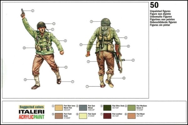 1/72 WWII Amerikan Piyadeleri Maketi, Italeri 6046 - Görsel 2