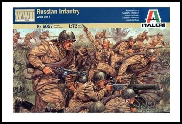 1/72 WWII Rus Askerleri Maketi, Italeri 6057