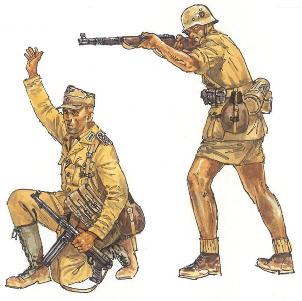 1/72 WWII Alman Afrikakorps Askerleri Maketi, Italeri 6076 - Görsel 2