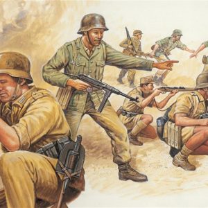 1/72 WWII Alman Afrikakorps Askerleri Maketi, Italeri 6076