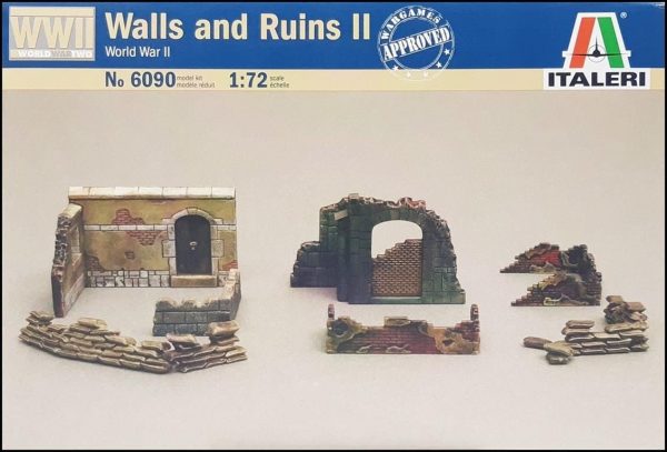 1/72 Harabe Duvar ve Surlar Maketi, Italeri 6090