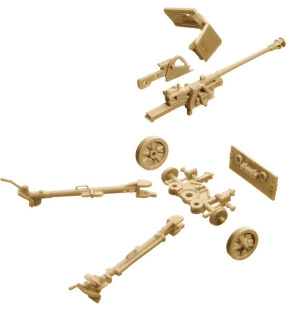 1/72 Alman PaK 40 Mürettebatlı Tanksavar Topu Maketi, Italeri 6096 - Görsel 2