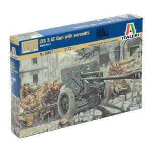 1/72 Rus ZiS 3 Mürettebatlı Top Maketi, Italeri 6097